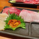 ほていさん - お刺身は大ぶりで鮮度もよく美味しかったです。