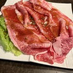 炭火焼肉 たけのうち - 仙台牛うす切上かるび