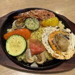 蓼科牛ハンバーグ いっとう - 魚介類パエリア