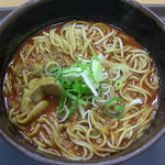 名代 富士そば 池袋店   - パキスタン風激辛カレーそば490円