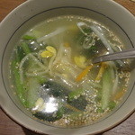 焼肉 鶯谷園 - 野菜スープ：４５０円