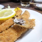 山城屋酒場 - いわしフライ