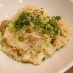 こだわりうどん 一 - 自家製ベーコンと生姜の炊き込みご飯