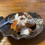 家庭料理 和來 - ヨーグルトの掛かったシュークリーム風なデザート