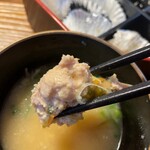 家庭料理 和來 - お味噌汁には鶏団子が