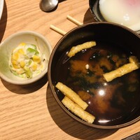 鶏料理 清水 - 味噌汁　小鉢