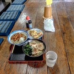 ヨコクラうどん - 今日の朝ご飯セット