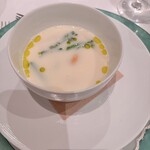 シェモア - ムール貝と春野菜のスープ