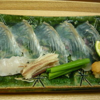 青山　仁 - カレイの薄造り