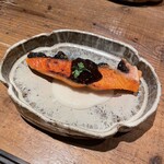 こへると - 焼物
                                鱒の蕗味噌焼き酒粕そうす