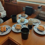 無添くら寿司 - サーモン頼み過ぎ．．。