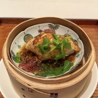 赤坂 桃の木 - クエの広東豆鼓蒸し