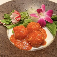 赤坂 桃の木 - オマール海老 四川チリソース