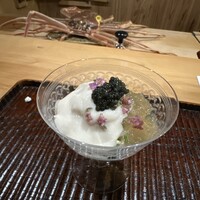 料理屋 みや﨑 - 若狭河豚　テッサ　鉄皮　煮凝り　白和え　キャビア