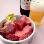 水口食堂 - まぐろぶつ切