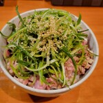 ラーメン 坊也哲 - ネギ豚