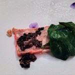 デ アドミラル - 塩漬け長崎じげもん豚とタン 生ハムのプレッセ サラダ･ヴェール トリュフのビネグレット