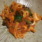 たす花 - イカのブッタネスカ