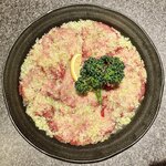 杏樹亭 岸根店 - 上から見た「上ネギタン塩（税込\2,180）」