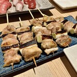 すし酒場 魚あるき - 「ねぎま（塩）（税込￥280）×5」