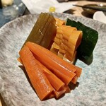 すし酒場 魚あるき - 「おしんこ（税込￥580）」