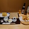 鴨しゃぶ さ和鳥 - [左] 帆立と海老のかき揚げ天せいろ、[右] ごぼう天 (単品)