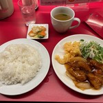 南海飯店 - サービスランチライス大