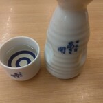 すし江戸 - あさ開（熱燗）