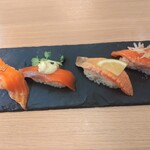 すし江戸 - サーモンづくし