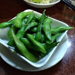 鶴亀 - 枝豆 300円(税込)(2025年3月19日撮影)