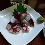 鶴亀 - タコのぶつ切り 450円(税込)(2025年3月19日撮影)