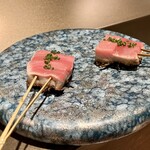 串揚げ･大阪料理 キュイジーヌ･ド･オオサカ - 本まぐろの塩昆布揚げ