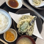 蒔田 - 鯵(アジ)天ぷら定食