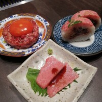 焼肉 きたん 法善寺 - 生肉３種