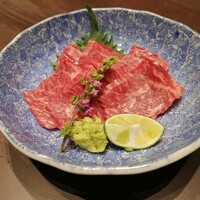 焼肉 きたん 法善寺 - ハラミ刺身