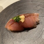 あじふらい てしお - あじ一口握り