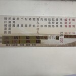 燕山湯圓 - メニュー