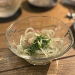 WAGYU YAKINIKU beef by KOH - 大葉とミョウガの冷麺　¥1,500