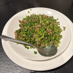 My灶 - 青菜とひき肉の炒め物