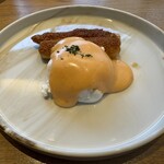 Grand Bleu Gamin - ホワイトアスパラガスのからすみバター焼き