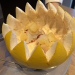 Grand Bleu Gamin - 晩白柚の中に、イカ・タコ・帆立