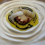 Grand Bleu Gamin - 晩白柚で和えたイカ・タコ・帆立のマリネ