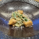 Grand Bleu Gamin - 長命草を練り込んだ手打ちキタッラ