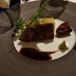 ザ・カワブン・ナゴヤ - 和牛フィレ肉の網焼き。