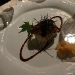 ザ・カワブン・ナゴヤ - フォアグラソテーの寿司仕立て。