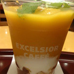 Ekuserushioru Kafe - フローズンマンゴーヨーグルト＆シャスミンティーゼリー：４８０円 (2014/7)