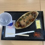 築地銀だこ - 料理写真:たこ焼きドリンクセット 847円