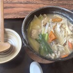 食いもん屋 北甲斐道 - 鶏きのこほうとう