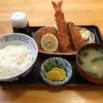 ミックスフライ定食600円