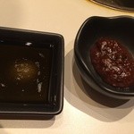 豚夢 - お肉にお味噌をつけたら塩だれでパクッ！